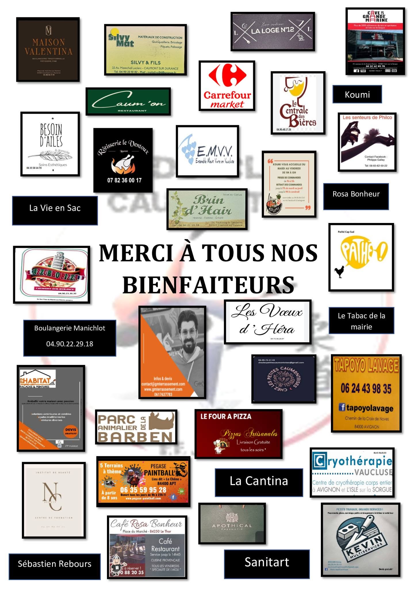 Bienfaiteurs loto